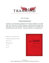 2015 Tranzind Red Blend Tech Sheet
